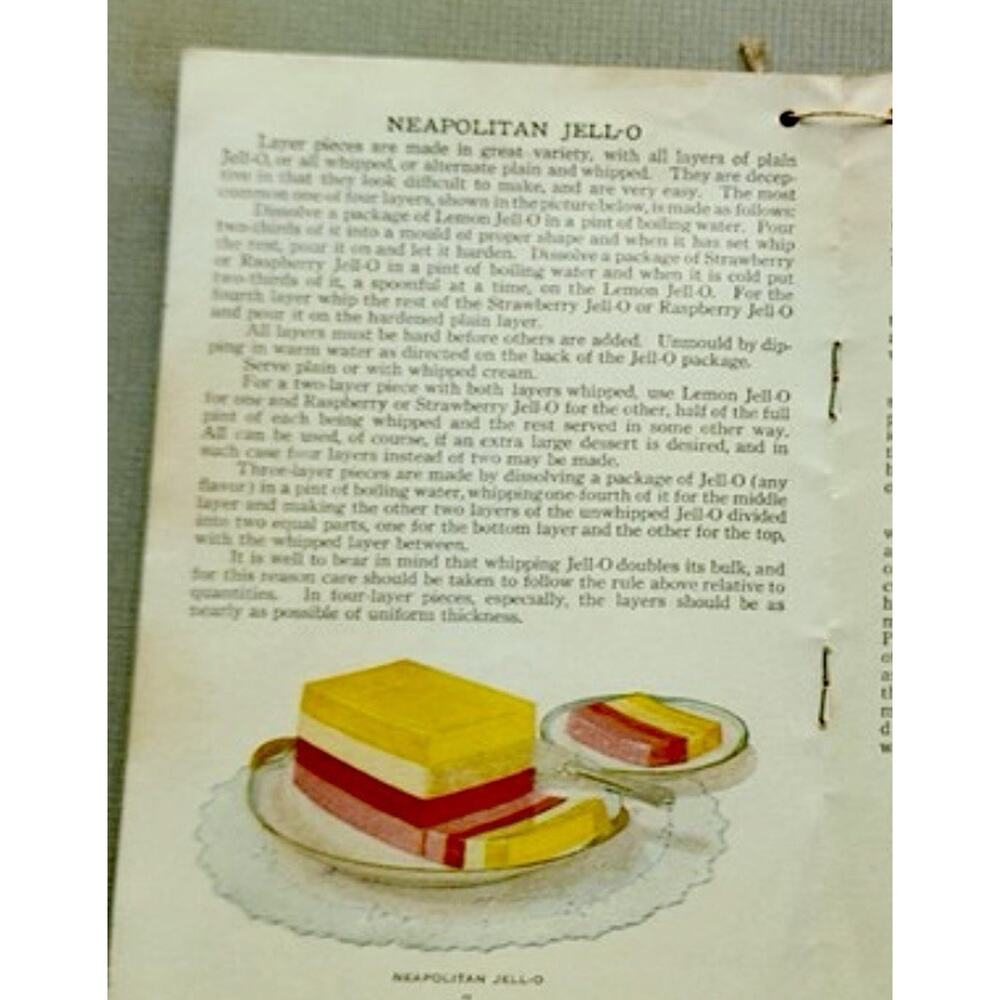 ANTIQUE 1912-1924 LOT of "JELL-O" Advertising RecipeBooklets By Maxfield Parrish - Picture 8 of 9